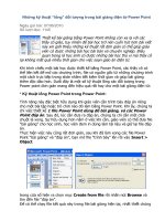 Những kĩ thuật lồng trong PowerPoint