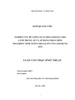 Ảnh hưởng của thiết bị bù đến chế độ điện áp của lưới phân phối