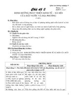 chủ đề 2 : Định hướng phát triển kinh tế xã hội của đất nước