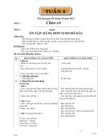 GIÁO ÁN CÁC MÔN LỚP 5 TUẦN 5