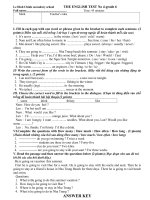 ENGLISH TEST grade 6-No 4