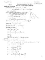 Ôn tập Hình học HKII