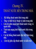 Bài giảng Mạng lưới thoát nước Chương 4
