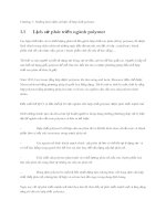 Bài giảng Hoá lý Polymer