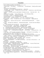 trac nghiem gioi tu tieng anh