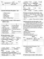 ĐỀ THAM KHẢO 45'' SỐ 2 HKII (G7)