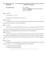 ĐỀ THI CHỌN HỌC SINH GIỎI CẤP TỈNH, TỈNH BÌNH ĐỊNH NGÀY 31/3/2011