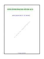 Chuyên đề đầy đủ - mặt phẳng - đường thẳng - mặt cầu