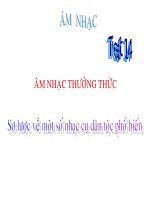 Tiết 14 - Âm nhạc thưởng thức