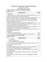 Đáp án địa lý thi giữa kỳ 12 (Đề lẻ)