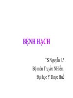 Bài giảng bệnh hạch   TS  nguyễn lô