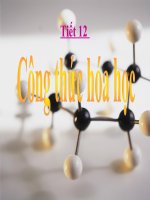 Giáo án bồi dưỡng thao giảng hoá học 8 Bài Công thức hoá học (13)