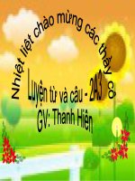 Luyện từ và câu tuần 32: Bài Từ trái nghĩa. Dấu chấm dấu phẩy