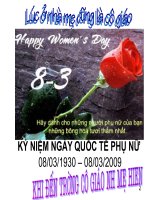 Câu hỏi tọa đàm 8/3