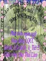 lam quen h, k, tiet 2