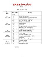 Giáo án lớp 5 tuần 1 năm học 2014 - 2015