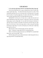 luận văn tài chính ngân hàng Tình hình hoạt động kinh doanh của NHNN&PTNT chi nhánh Bách Khoa trong 3 năm vừa qua (2008 - 2010).