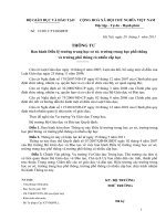 Điều lệ trường trung học-2011