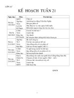 Giáo án lớp 4 năm học 2014 - 2015_Tuần 21
