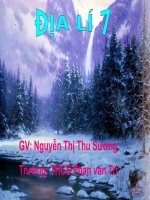 Bài 51 :Thiên nhiên châu âu -Tiết 58