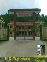 Giáo án bồi dưỡng thao giảng hoá học 8 Bài Công thức hoá học (22)