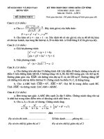 HSG Toán 9 tỉnh Hưng Yên 2011