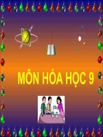Hóa 9 - Tiết 56: Mối lên hệ rượu axít