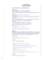 ĐE va dap an thi thu (rat hay)