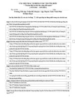 HẮC HẢI - CÂU HỎI TRẮC NGHIỆM TÌM HIỂU 