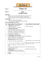 GIÁO ÁN CÁC MÔN LỚP 5 TUẦN 2