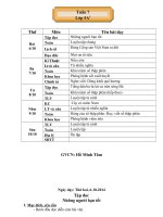 Giáo án lớp 5 năm học 2014 - 2015_Tuần 7