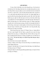 luận văn kế toán đề tài  Kế toán bán hàng và xác định kết quả bán hàng tại công ty CP SAO THÁNG 8