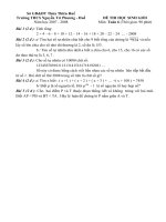 Đề khảo sát HSG toán 6