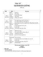 Giáo án lớp 4 năm học 2014 - 2015_Tuần 22