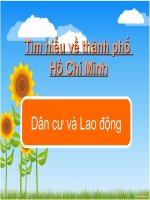 Dân cư và lao động Tp. Hồ Chí Minh