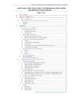 SKKN GIÚP GIÁO VIÊN TOÁN THCS VẼ HÌNH BẰNG PHẦN MỀM GEOMETER’S SKETCHPAD