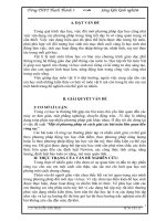 Một số phương pháp và cách giải các bài toán liên quan đến ròng rọc