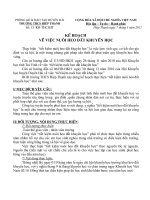 kế hoạch nuôi heo đất khuyến học