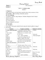 Giáo án Tiếng Anh lớp 5 cả năm