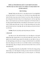 ĐIỂM LẠI TÌNH HÌNH MUA BÁN VÀ SÁP NHẬP NGÂN HÀNG THƯƠNG MẠI TẠI VIỆT NAM VÀ TÁC ĐỘNG CỦA HOẠT ĐỘNG NÀY TỚI NỀN KINH TẾ