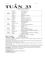Giáo án lớp 3 tuần 33 mới  nhất