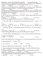 Quang đường + vận tốc+vòng tròn lượng giác