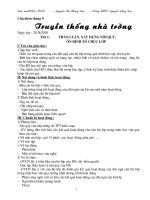 Giao an Sinh hoat lop