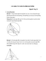 Các định lý trong hình học phẳng