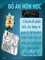 phân tích mô hình kinh tế trang trại
