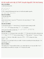 Đề thi vào 10 môn Toán các Tỉnh_TP