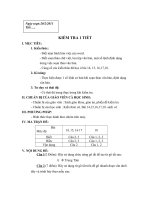 Đề Kiểm Tra 1 Tiết Phần Word