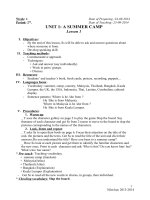 Giáo án Tiếng Anh lớp 5 cả bộ