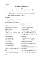 Giáo án lớp 3 buổi 2 năm học 2014 - 2015