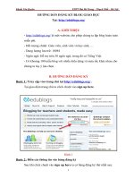 Hướng dẫn tạo Blog